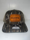 HAWK SAUCE LEATHER PATCH HAT CAMO