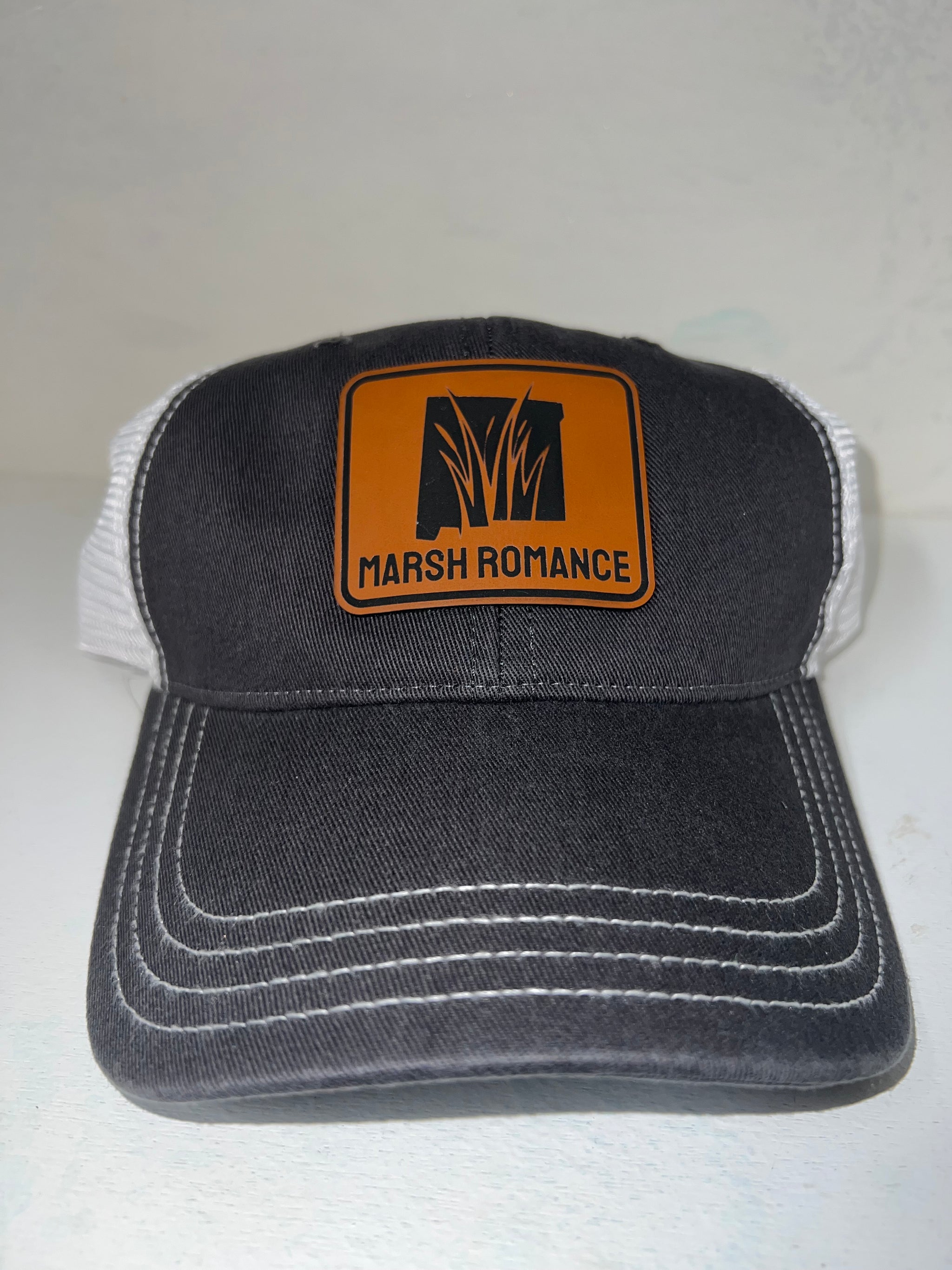 MARSH ROMANCE LEATHER PATCH HAT - RICHARSON 111  UNSTRUCTURED
