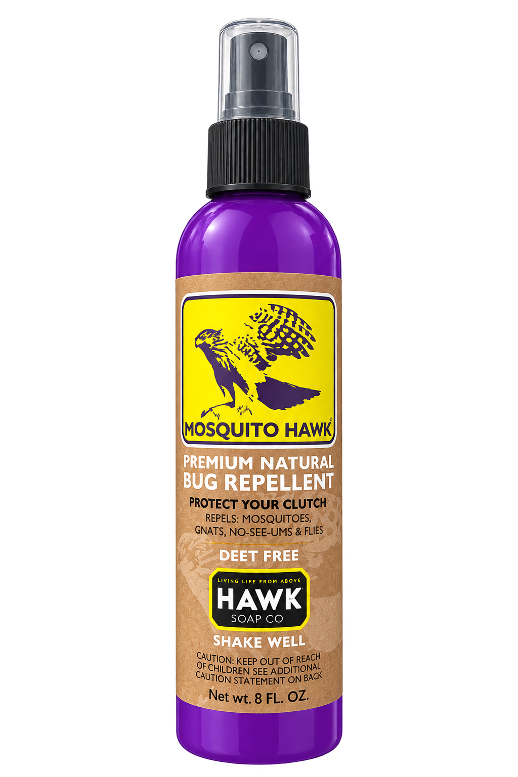 Mosquito Hawk® Premium Natural Bug Repellent - 8oz Bottle