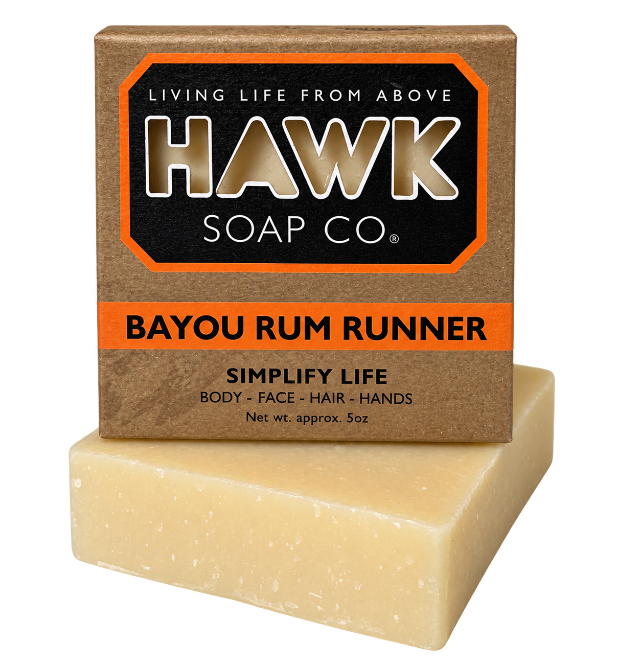 Bayou Rum Runner Soap – 5 oz. Traditional Men’s Bar